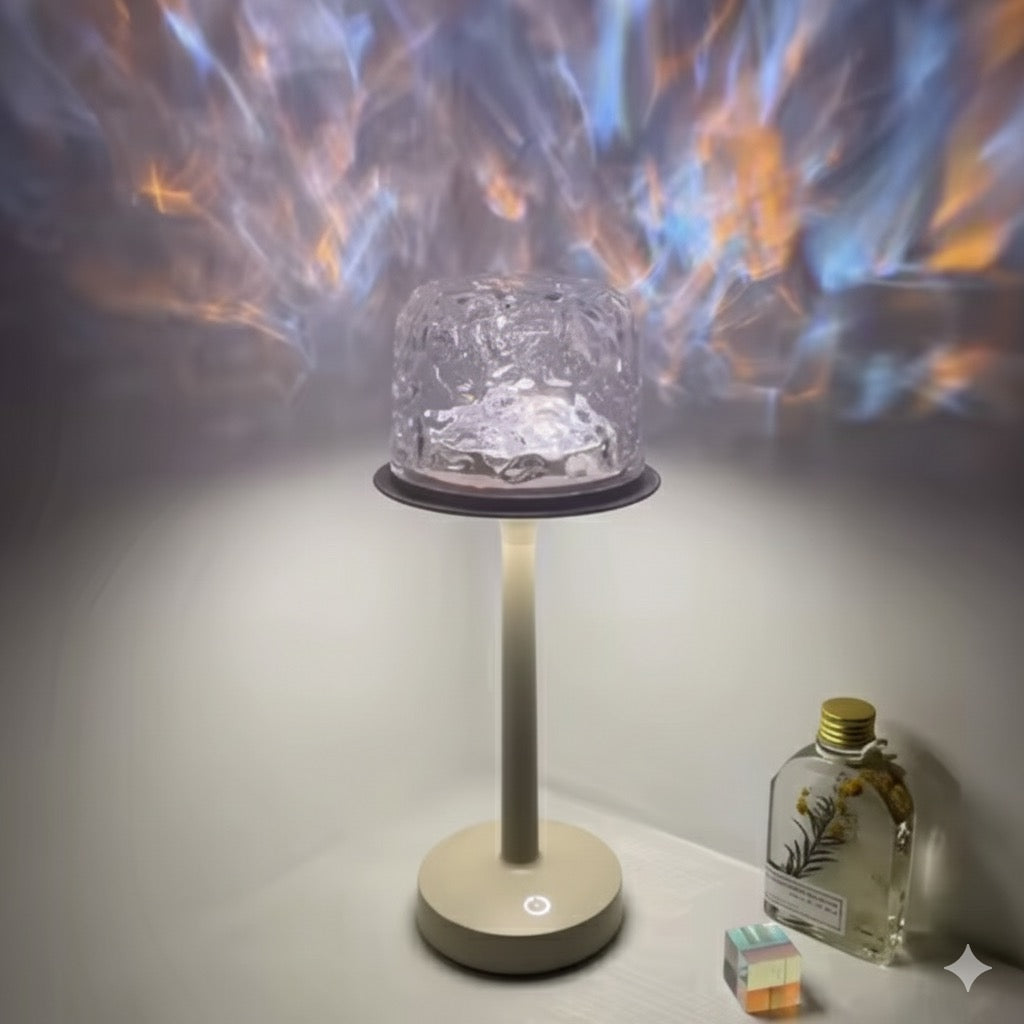 Lámpara con proyección de ondas de agua, para baños, dormitorios, sala de estar,etc.